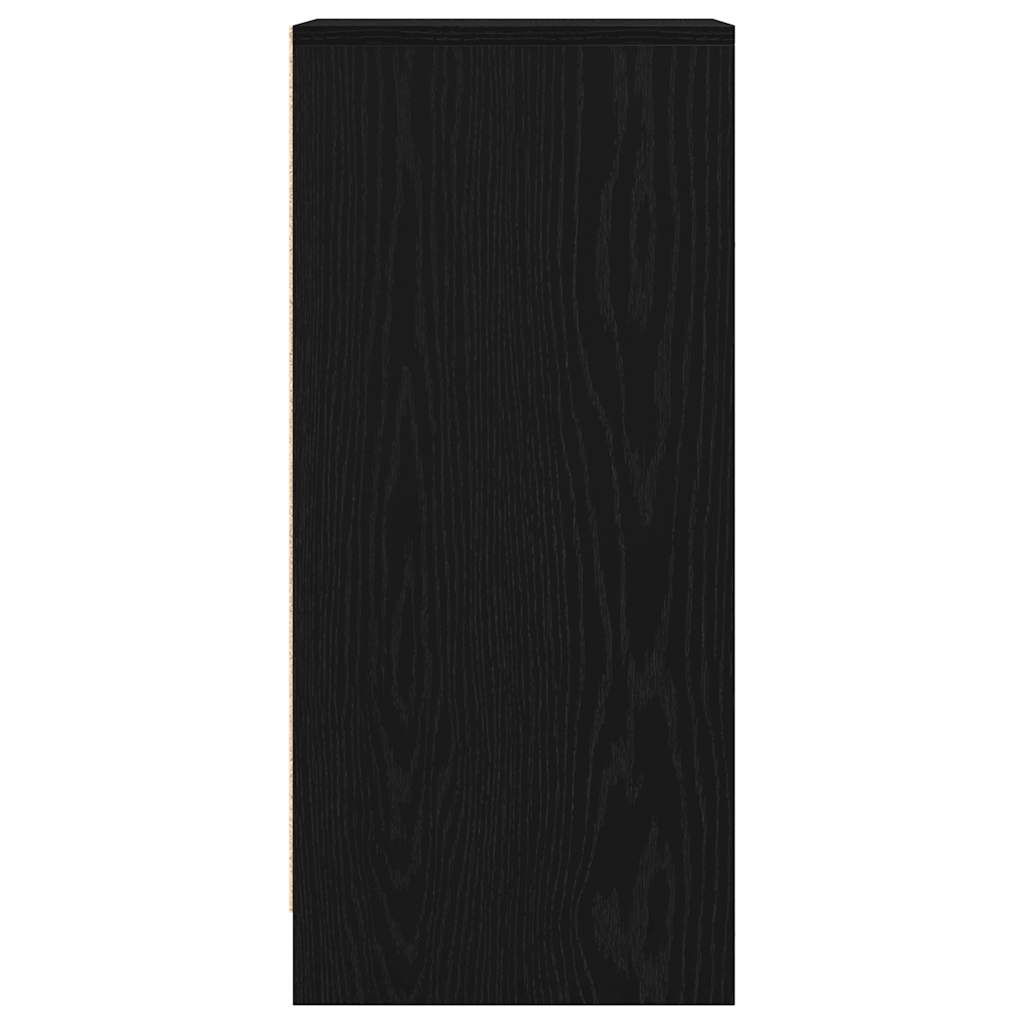Komoda crni hrast 29,5x34x76 cm konstruirano drvo