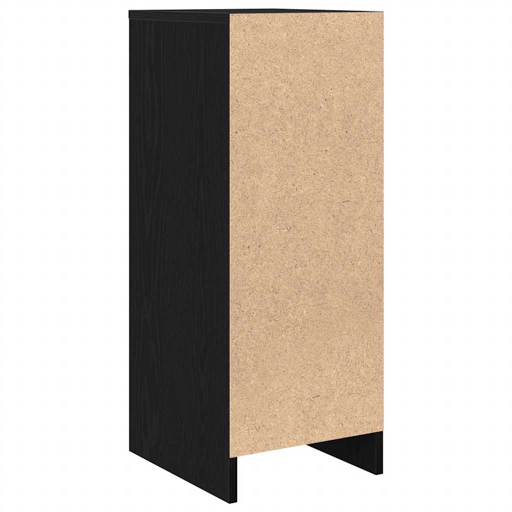 Komoda crni hrast 29,5x34x76 cm konstruirano drvo