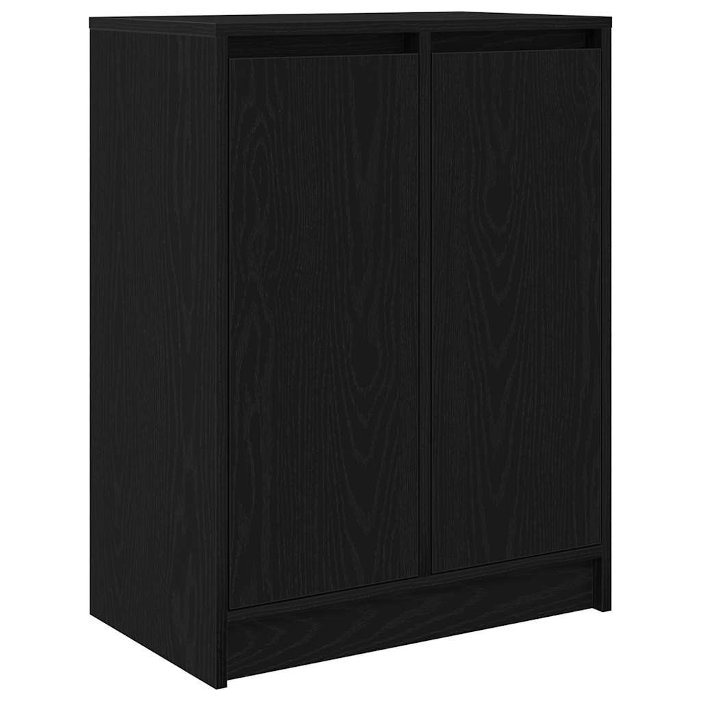Komoda crni hrast 57x34x76 cm konstruirano drvo