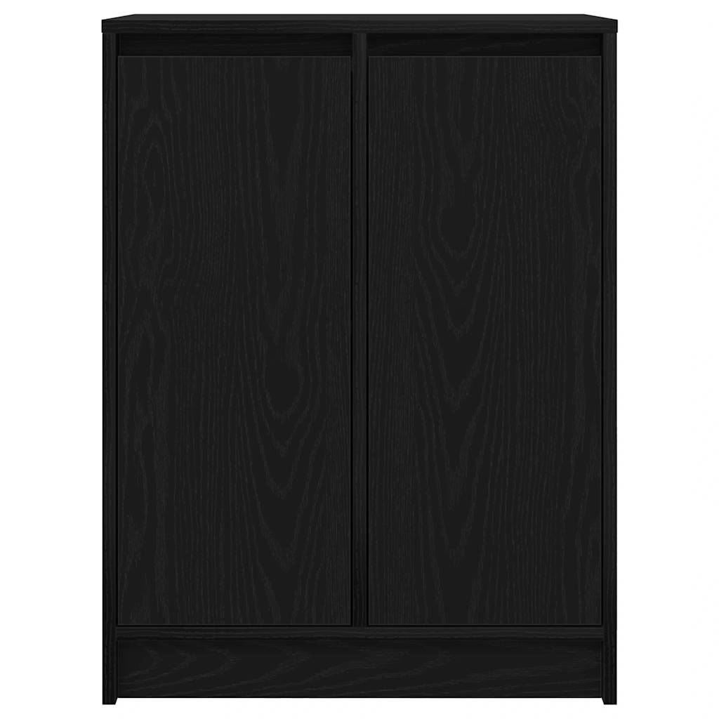 Komoda crni hrast 57x34x76 cm konstruirano drvo
