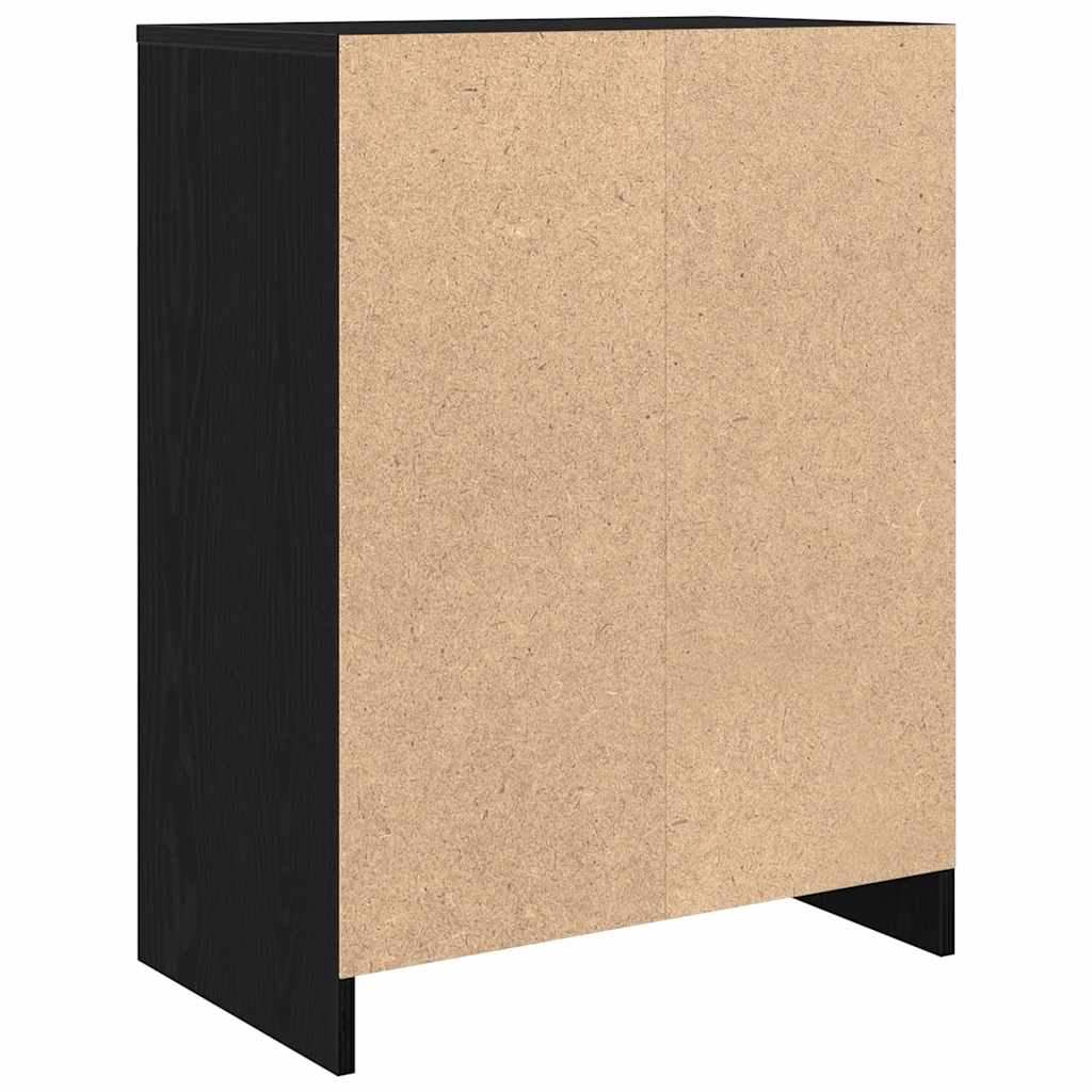 Komoda crni hrast 57x34x76 cm konstruirano drvo