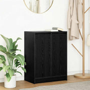 Komoda crni hrast 57x34x76 cm konstruirano drvo