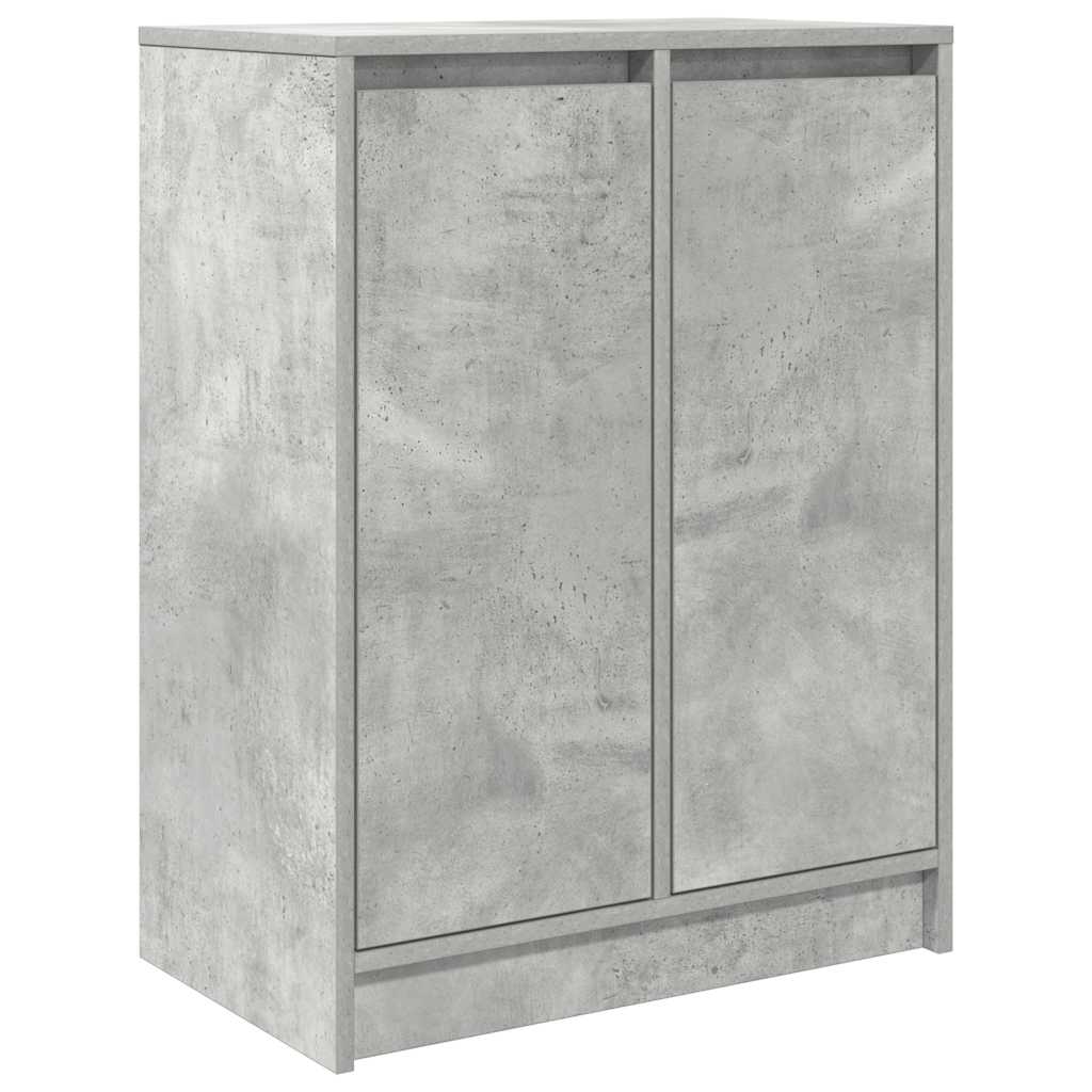 Komoda siva boja betona 57x34x76 cm od konstruiranog drva
