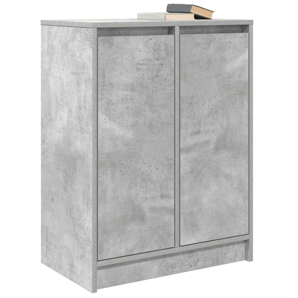 Komoda siva boja betona 57x34x76 cm od konstruiranog drva