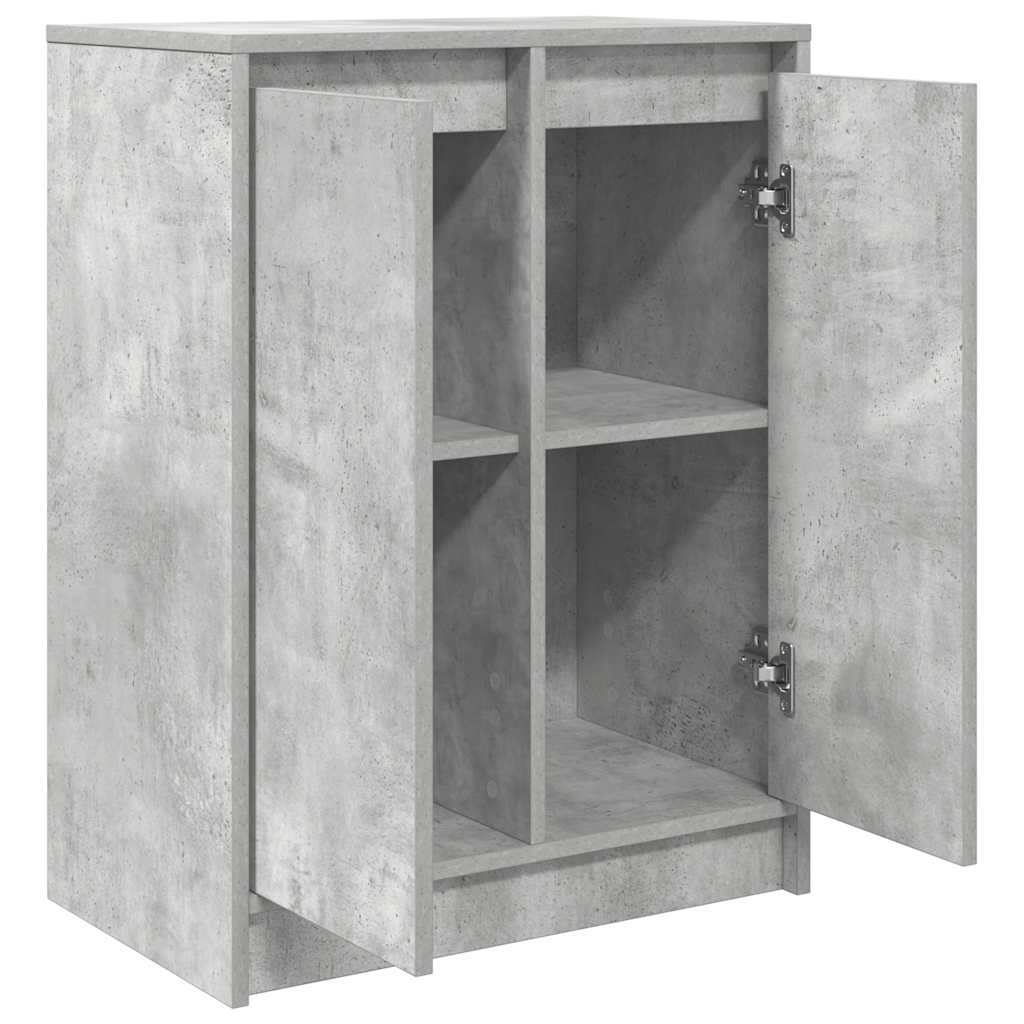 Komoda siva boja betona 57x34x76 cm od konstruiranog drva