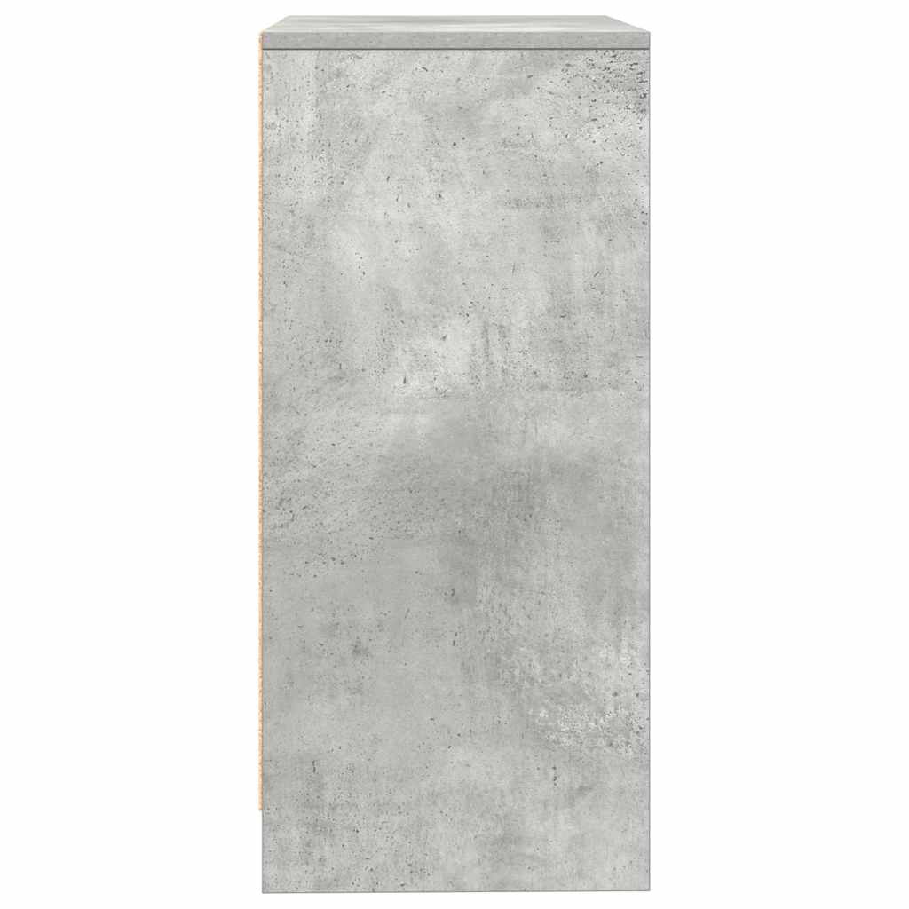 Komoda siva boja betona 57x34x76 cm od konstruiranog drva