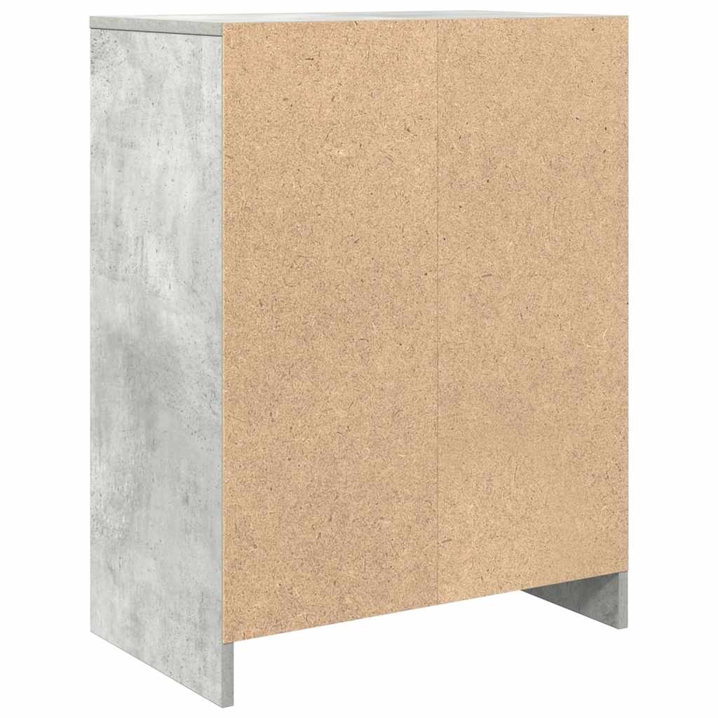 Komoda siva boja betona 57x34x76 cm od konstruiranog drva