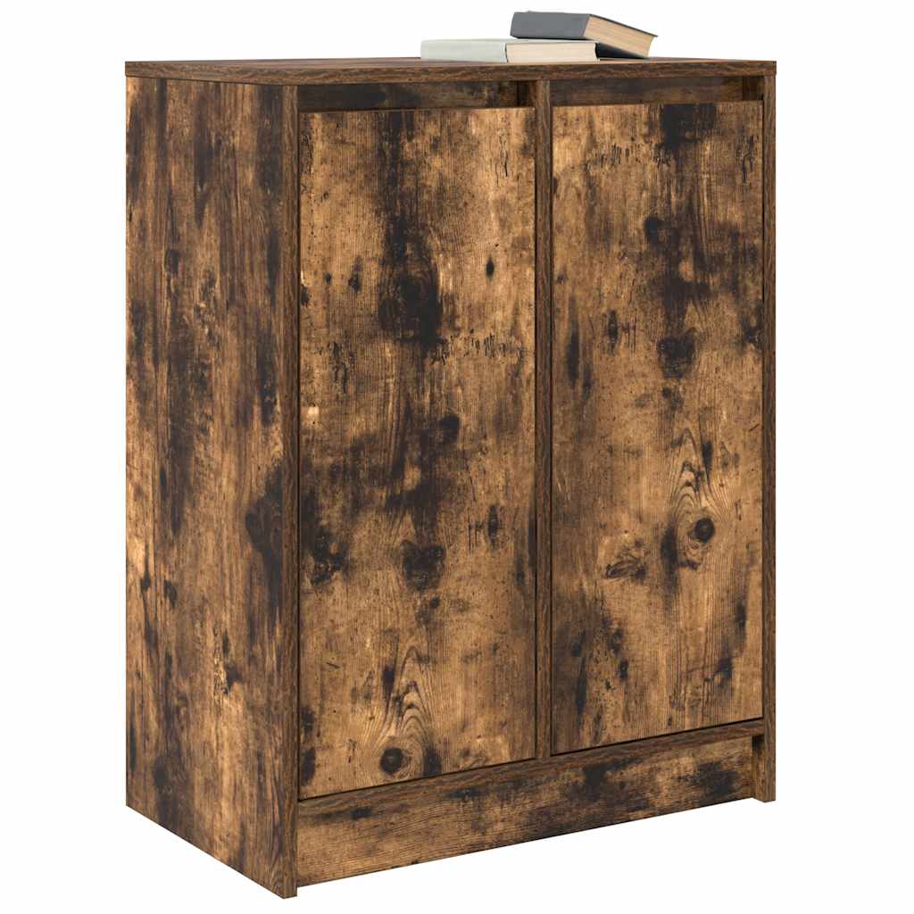 Komoda dimljeni hrast 57x34x76 cm od konstruiranog drva