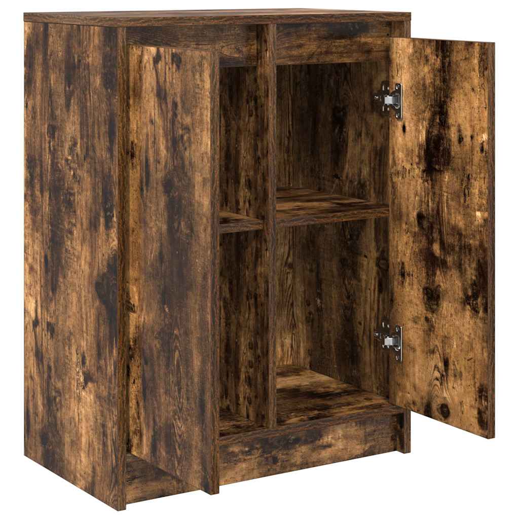 Komoda dimljeni hrast 57x34x76 cm od konstruiranog drva
