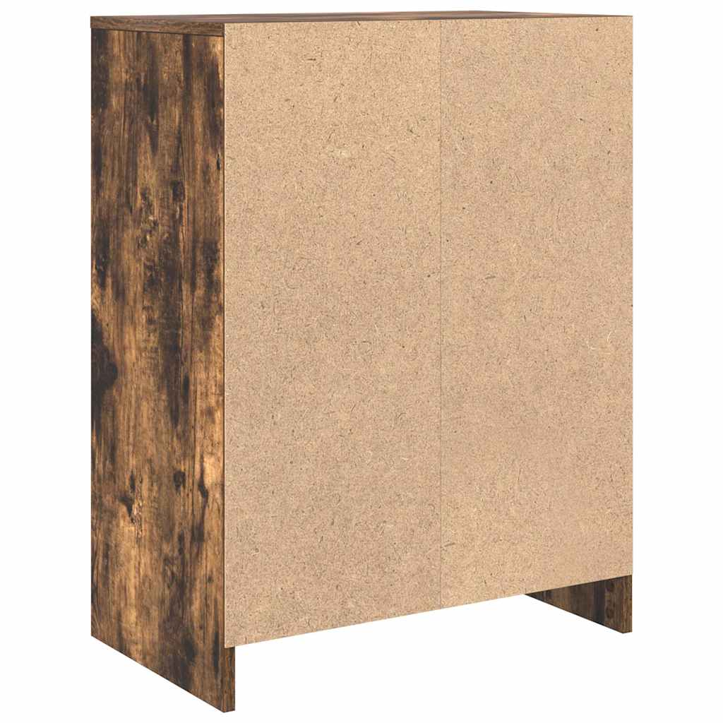 Komoda dimljeni hrast 57x34x76 cm od konstruiranog drva