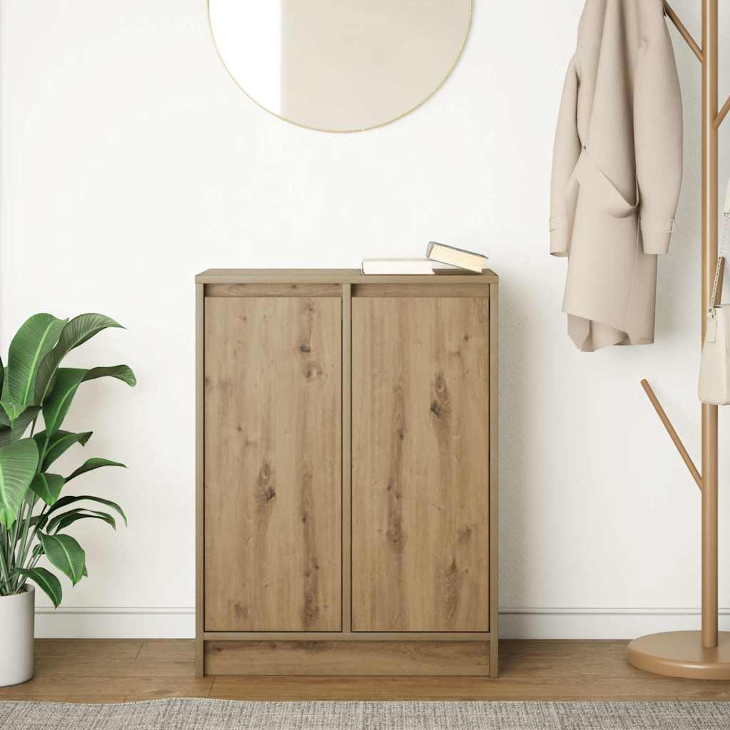 Komoda boja hrasta artisan 57x34x76 cm konstruirano drvo