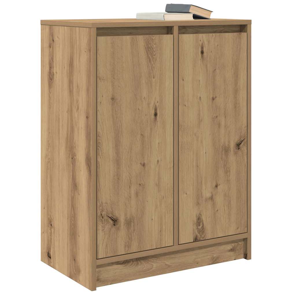 Komoda boja hrasta artisan 57x34x76 cm konstruirano drvo