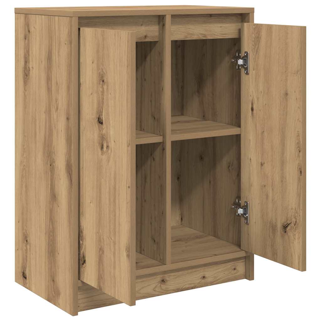 Komoda boja hrasta artisan 57x34x76 cm konstruirano drvo