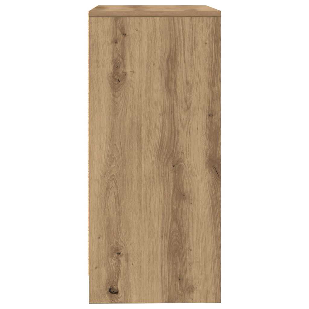 Komoda boja hrasta artisan 57x34x76 cm konstruirano drvo