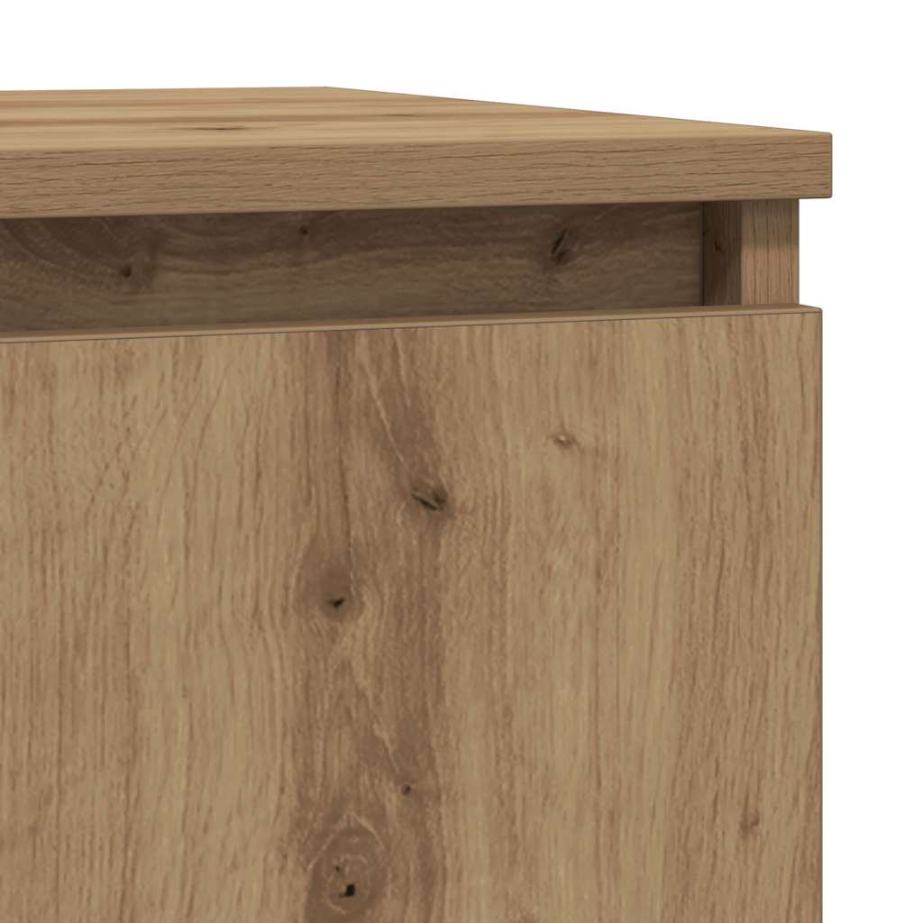 Komoda boja hrasta artisan 57x34x76 cm konstruirano drvo