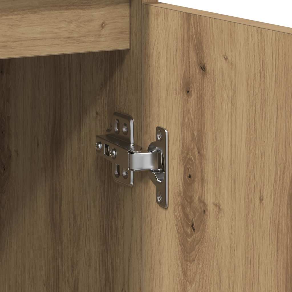 Komoda boja hrasta artisan 57x34x76 cm konstruirano drvo