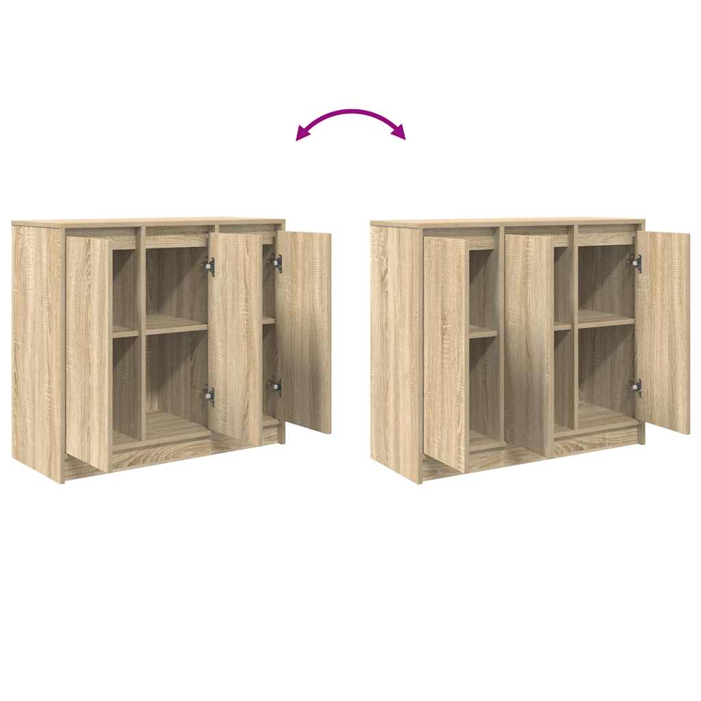 Komoda boja hrasta sonome 85x34x76 cm od konstruiranog drva