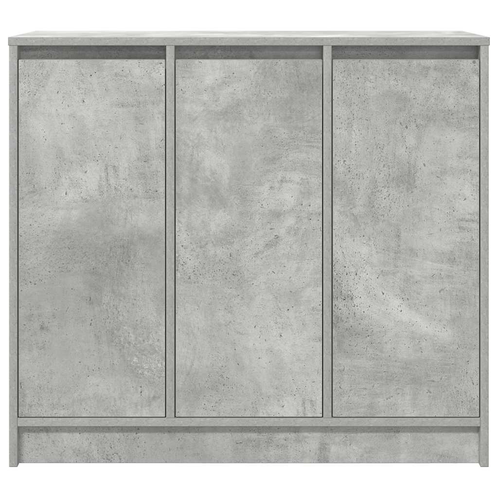 Komoda siva boja betona 85x34x76 cm od konstruiranog drva