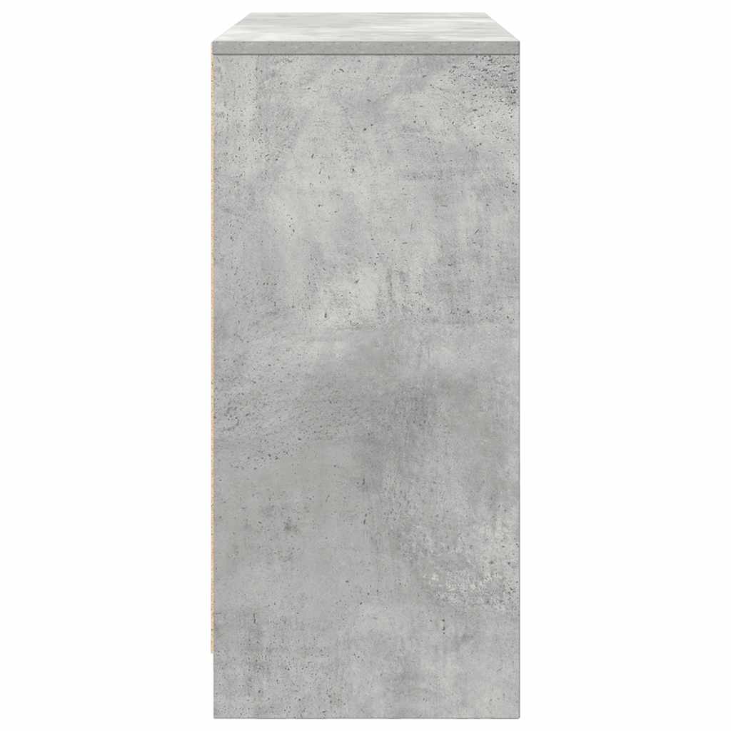 Komoda siva boja betona 85x34x76 cm od konstruiranog drva