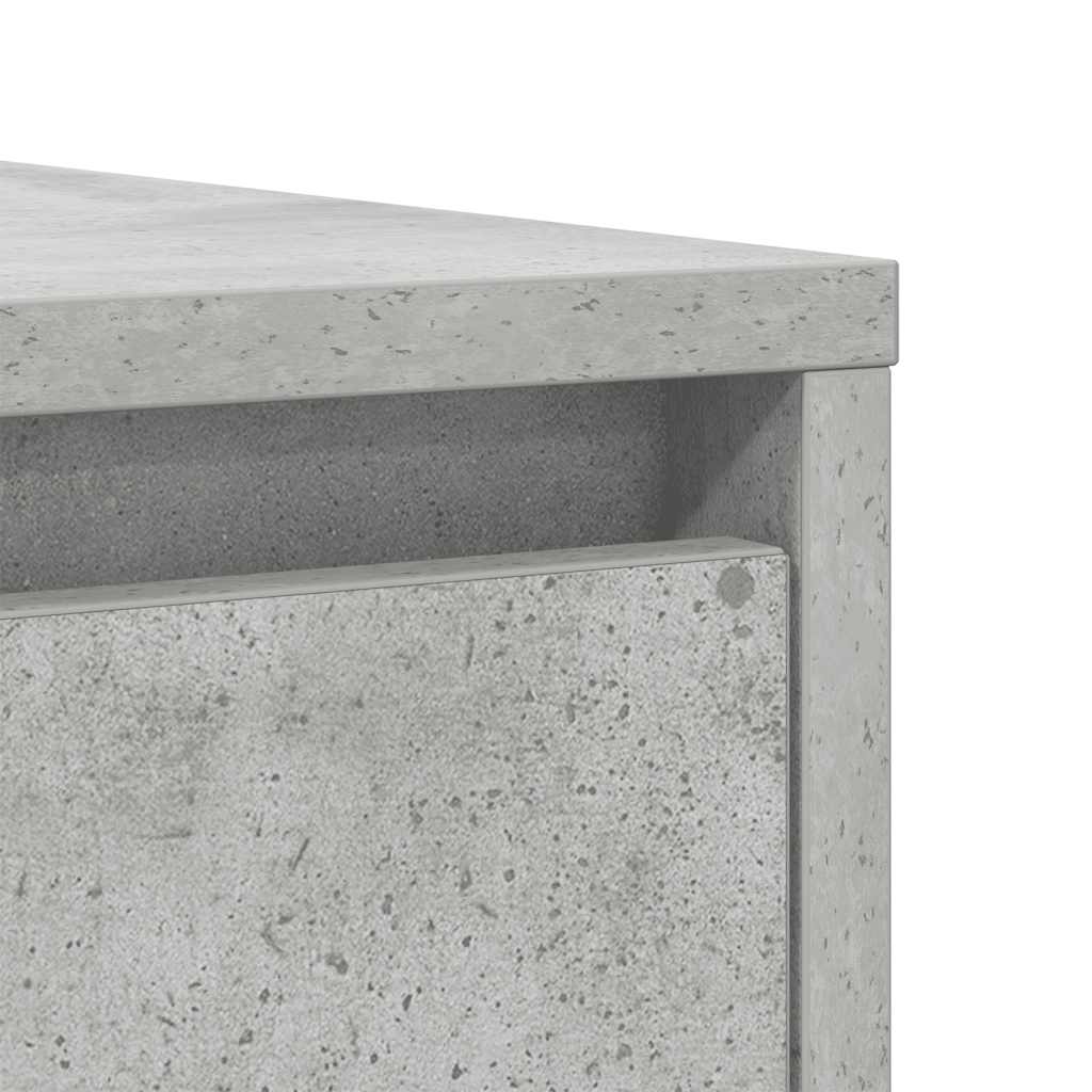 Komoda siva boja betona 85x34x76 cm od konstruiranog drva