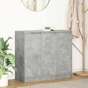 Komoda siva boja betona 85x34x76 cm od konstruiranog drva