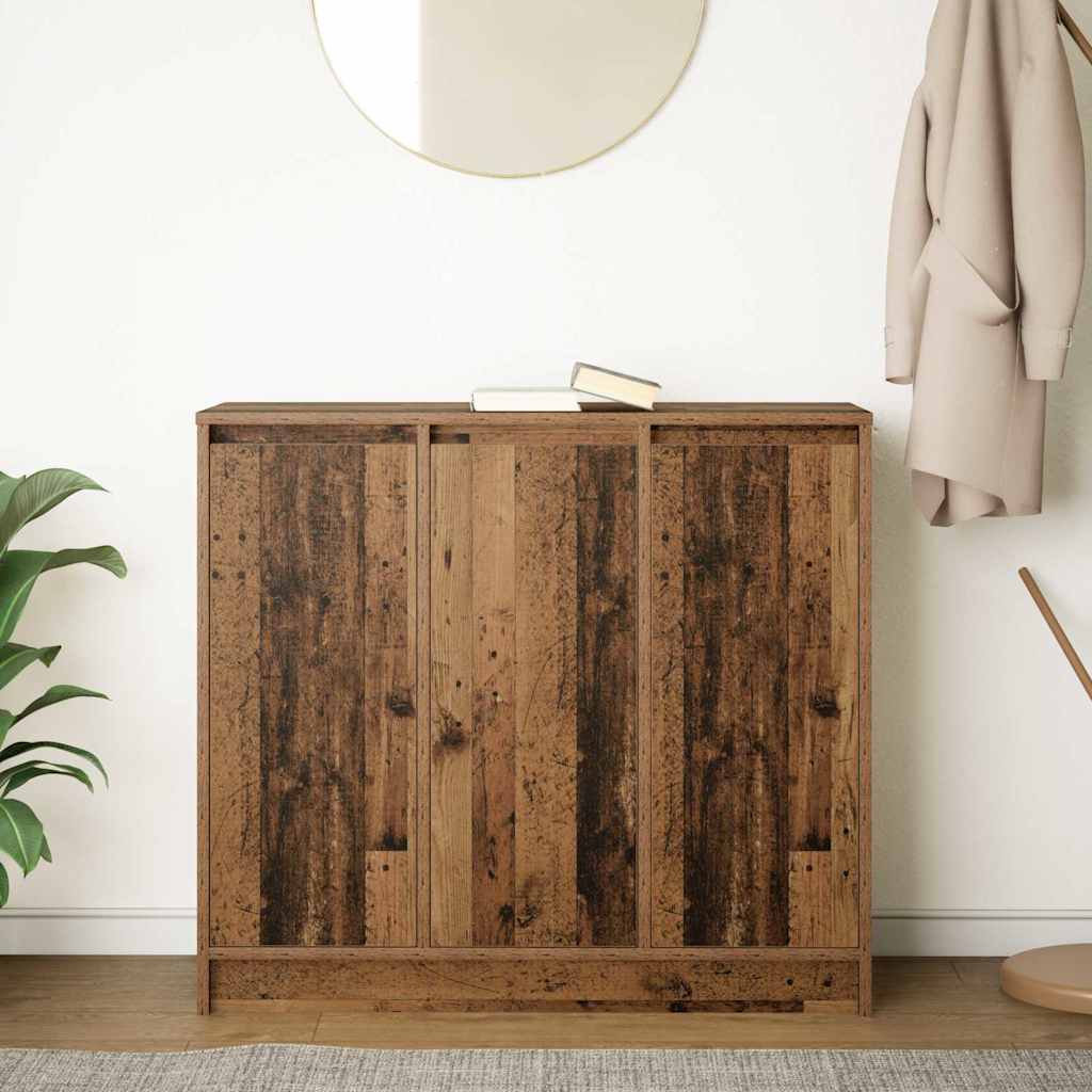 Komoda staro drvo 85x34x76 cm od konstruiranog drva
