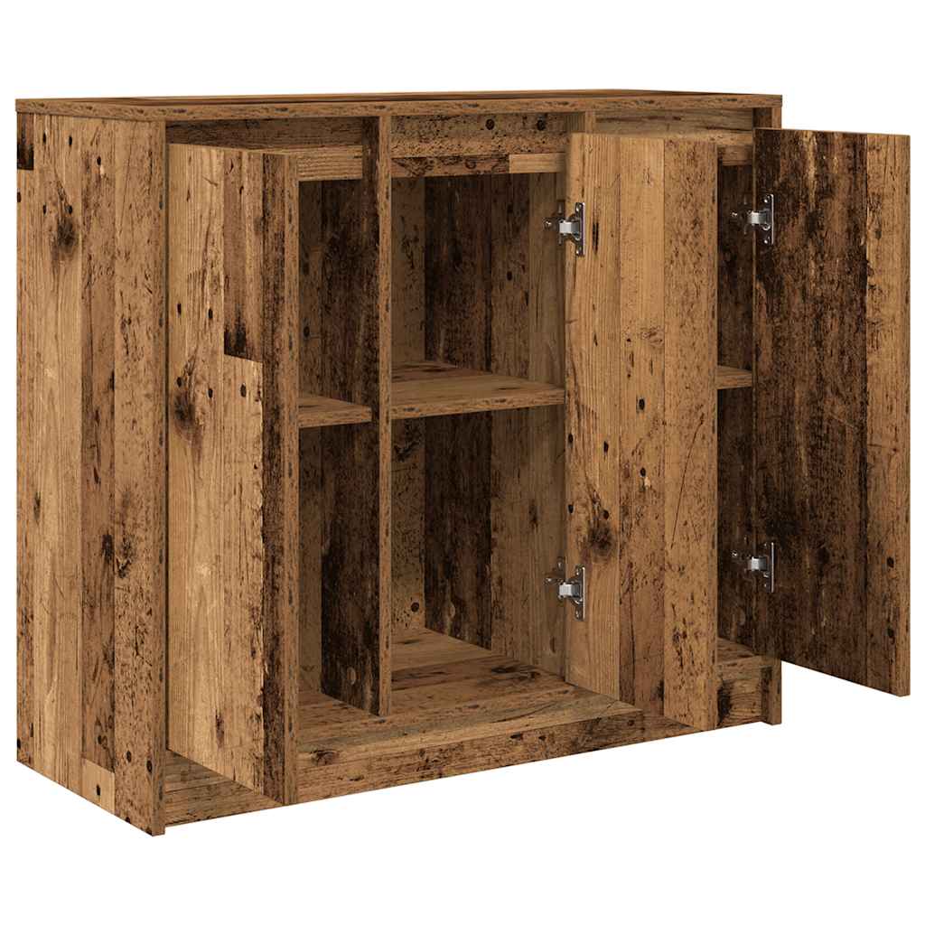 Komoda staro drvo 85x34x76 cm od konstruiranog drva