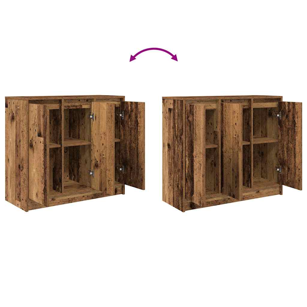 Komoda staro drvo 85x34x76 cm od konstruiranog drva