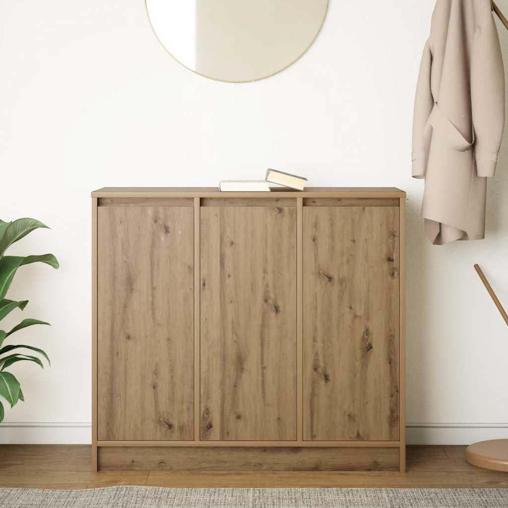 Komoda boja hrasta artisan 85x34x76 cm konstruirano drvo