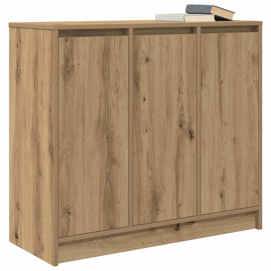 Komoda boja hrasta artisan 85x34x76 cm konstruirano drvo