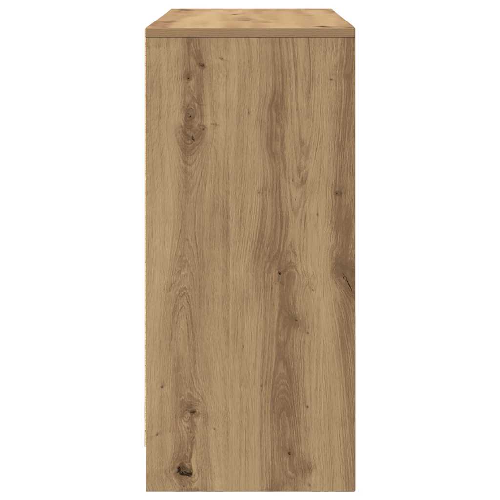 Komoda boja hrasta artisan 85x34x76 cm konstruirano drvo