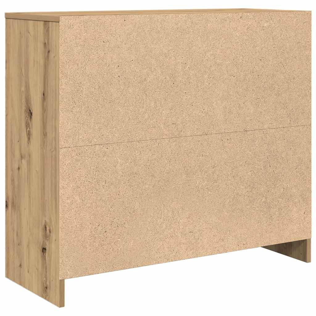 Komoda boja hrasta artisan 85x34x76 cm konstruirano drvo