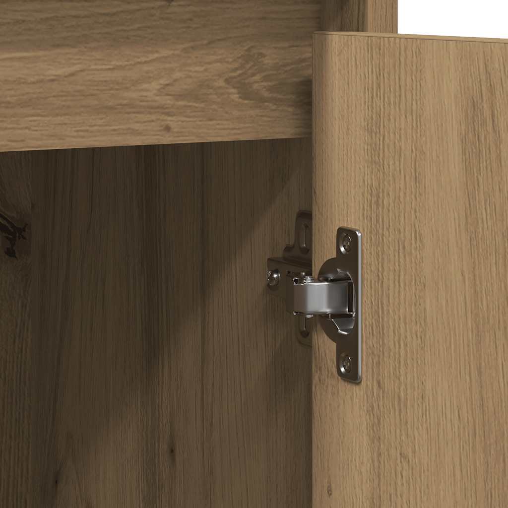 Komoda boja hrasta artisan 85x34x76 cm konstruirano drvo