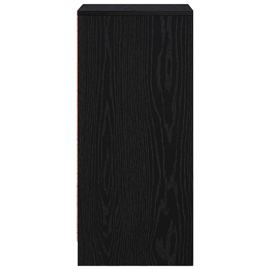 Komoda crni hrast 29,5x34x76 cm konstruirano drvo