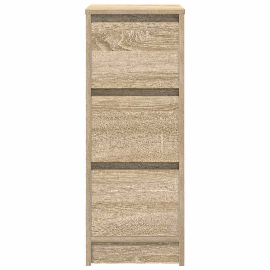 Komoda boja hrasta sonome 29,5x34x76 cm od konstruiranog drva