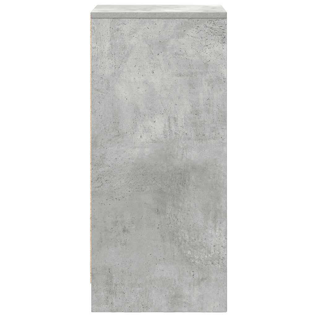 Komoda siva boja betona 29,5x34x76 cm od konstruiranog drva