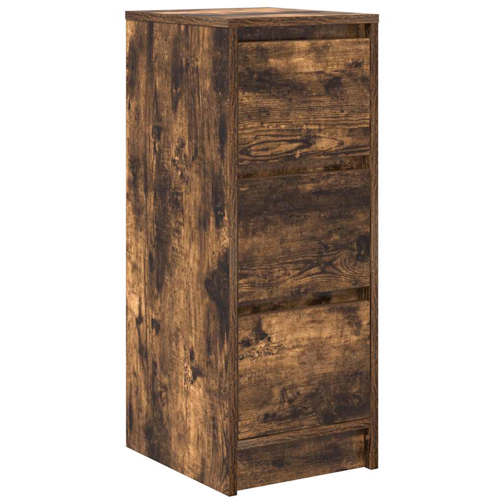 Komoda boja dimljenog hrasta 29,5x34x76 cm konstruirano drvo