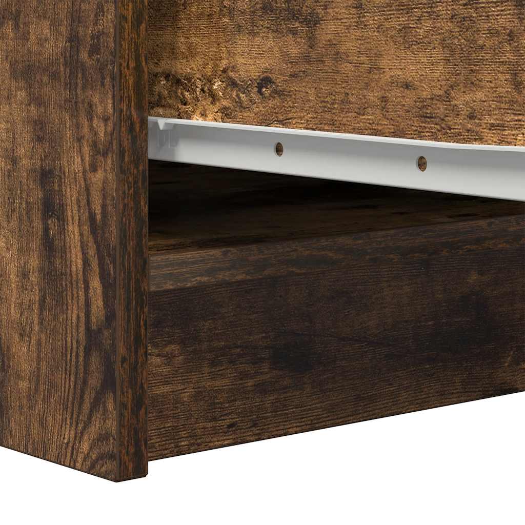 Komoda boja dimljenog hrasta 29,5x34x76 cm konstruirano drvo