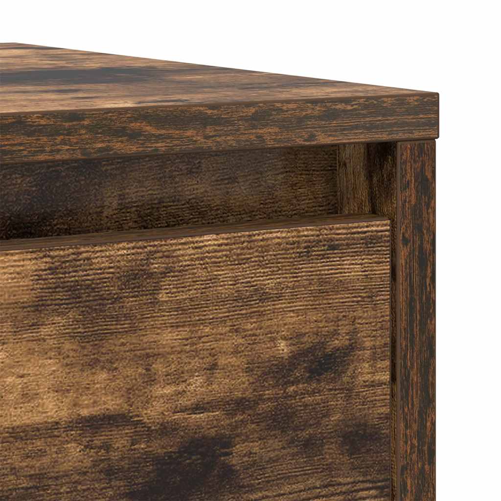 Komoda boja dimljenog hrasta 29,5x34x76 cm konstruirano drvo