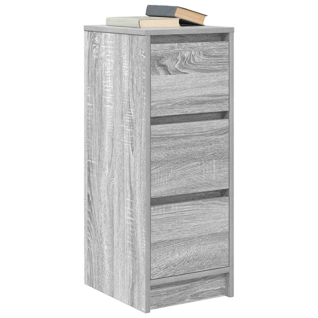 Komoda boja hrasta sonome 29,5x34x76 cm konstruirano drvo