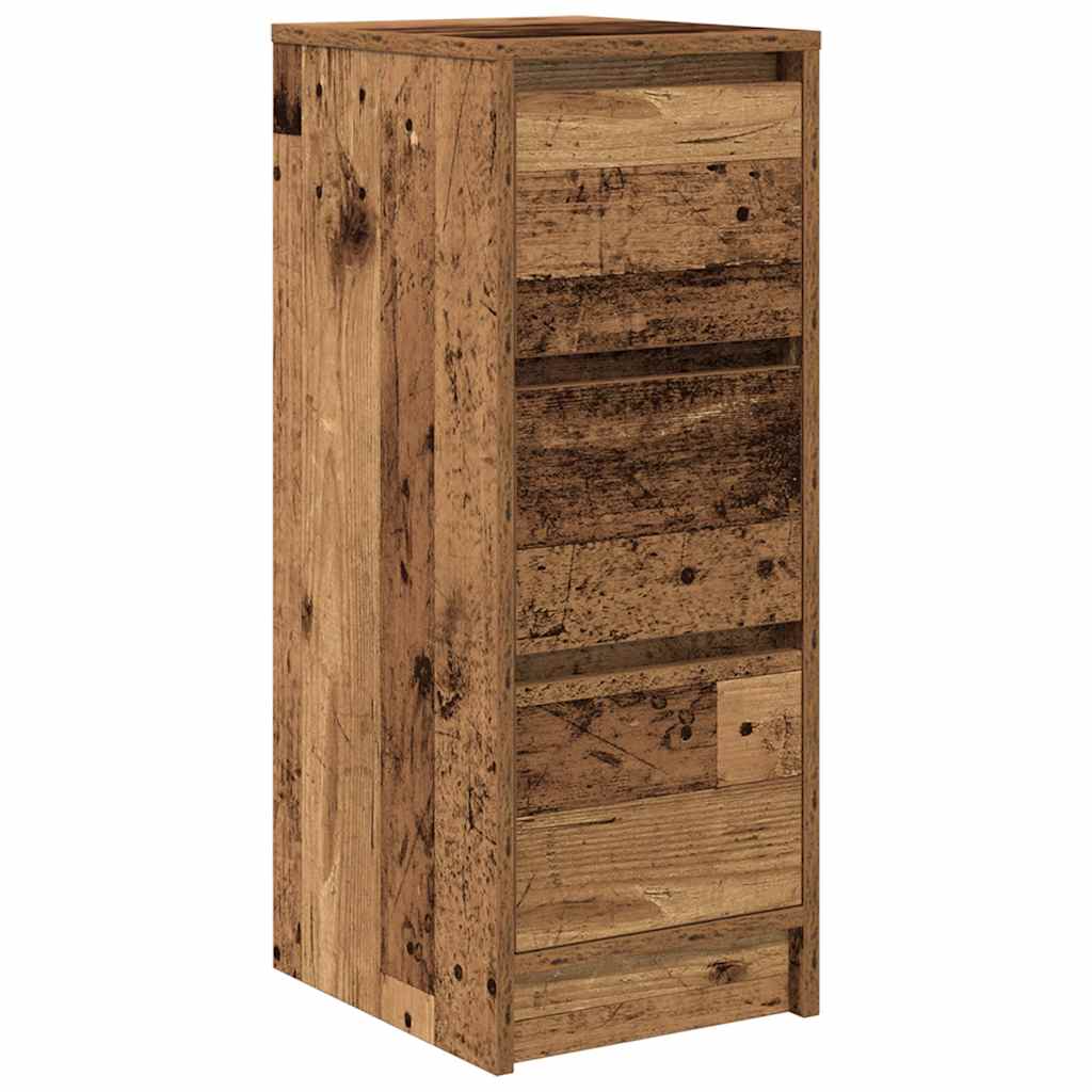 Komoda boja starog drva 29,5x34x76 cm konstruiranog drva