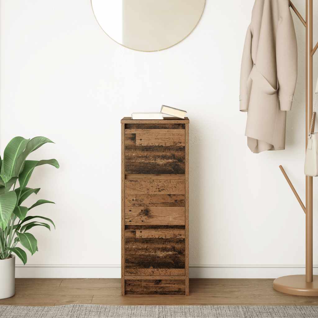 Komoda boja starog drva 29,5x34x76 cm konstruiranog drva