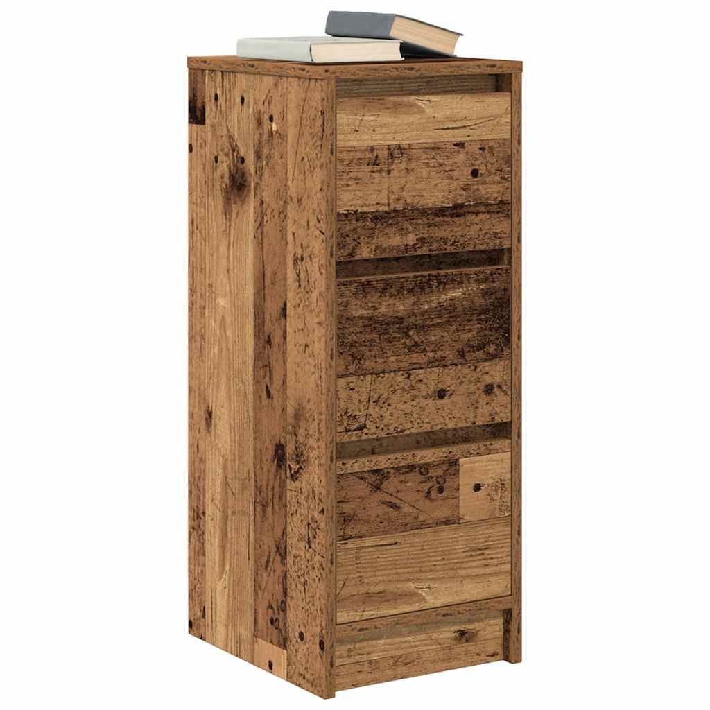 Komoda boja starog drva 29,5x34x76 cm konstruiranog drva