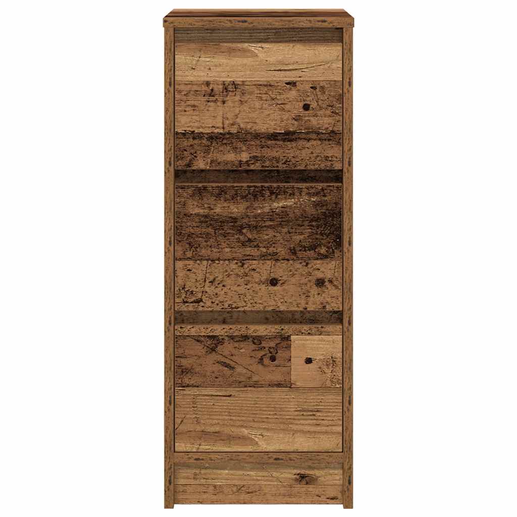 Komoda boja starog drva 29,5x34x76 cm konstruiranog drva