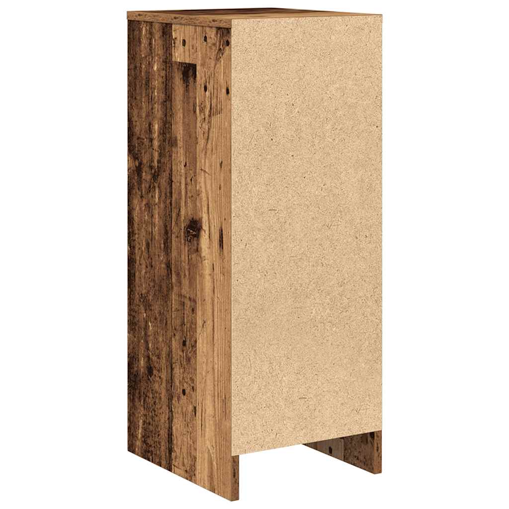 Komoda boja starog drva 29,5x34x76 cm konstruiranog drva