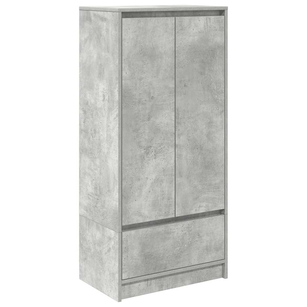 Ormarić s ladicom beton sivi 55,5x34x119,5 cm konstruirano drvo
