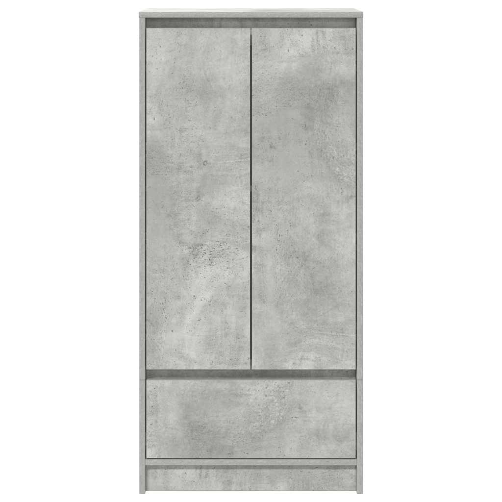 Ormarić s ladicom beton sivi 55,5x34x119,5 cm konstruirano drvo