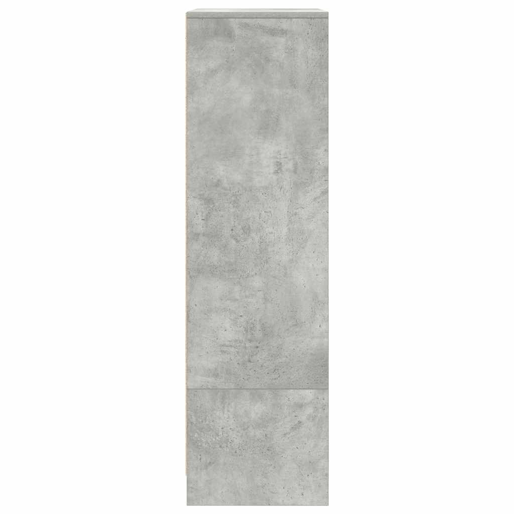 Ormarić s ladicom beton sivi 55,5x34x119,5 cm konstruirano drvo