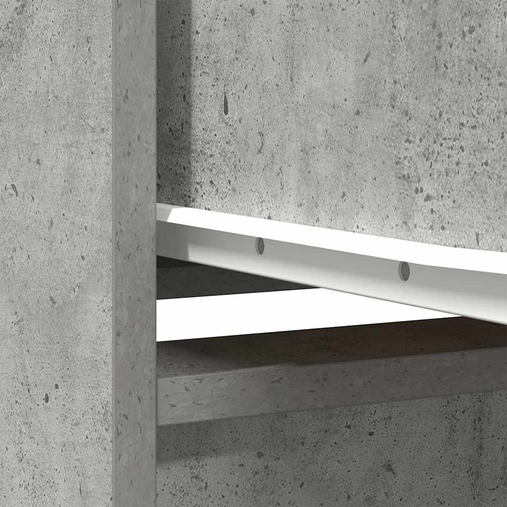 Ormarić s ladicom beton sivi 55,5x34x119,5 cm konstruirano drvo