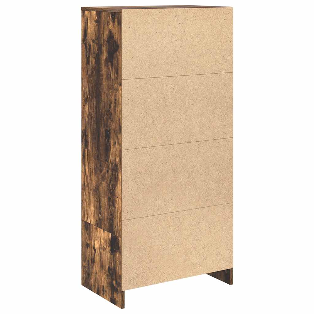 Ormarić s ladicom dimljeni hrast 55,5x34x119,5 cm